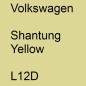 Preview: Volkswagen, Shantung Yellow, L12D.